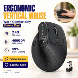 Smart Vertical Ergonomic Mouse
