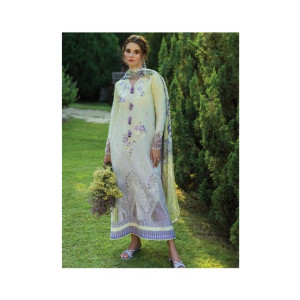 Mushq Solace Embroidered Chikankari Lawn Unstitched 3 Pieces (MSL-2501-Gioia)