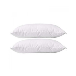 Muzamil Store Cotton Pillows White Pack of 2