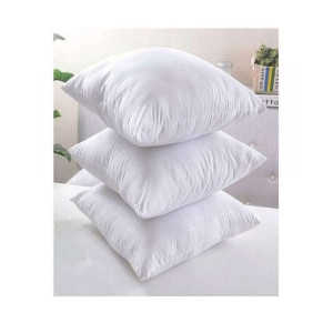 Muzamil Store Fiber Pillows White Pack of 3