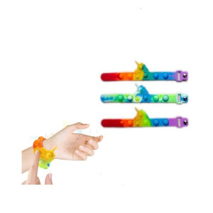 Muzamil Store Pop It Fidget Wristband Toy For Unisex