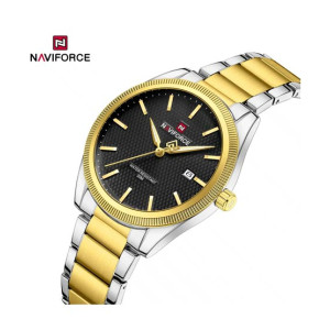 Naviforce Classic Date Watch For Men Two-Tone (nf-9276s-4)