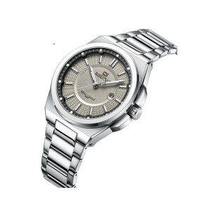 Naviforce Executive Edition Watch For Men Silver (NF-9212-2)