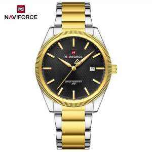 Naviforce Classic Date Watch For Men Two-Tone (nf-9276s-4)