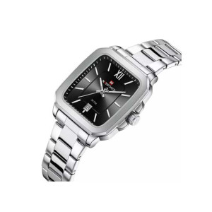 Naviforce Sleek Square Men's Watch Silver (NF-9239G-4)