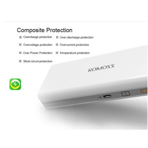 Romoss Sense 4 Plus 10400mAh Power Bank - White