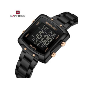 Naviforce Square Style Digital Watch For Men Black (NF-5057-1)