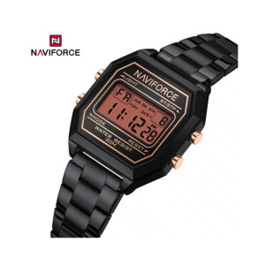 Naviforce Retro Digital Watch For Men Black (NF-5063-3)