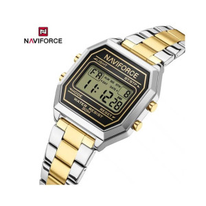 Naviforce Retro Digital Watch For Men Two Tone (NF-5063-7)