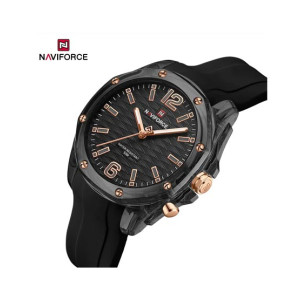 Naviforce Blush Time Watch For Men Black (NF-6103-1)
