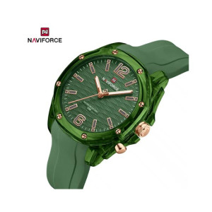 Naviforce Blush Time Watch For Men Green (NF-6103-3)