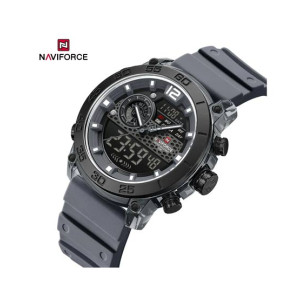 Naviforce Tactical Dual Watch For Men Dark Grey (NF-6104-9)