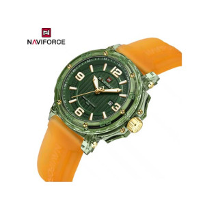 Naviforce Softlex Date Watch For Men Brown (NF-7125-6)