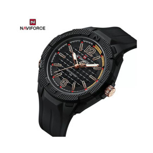 Naviforce Textura Edition Watch For Men Black (NF-7126-6)