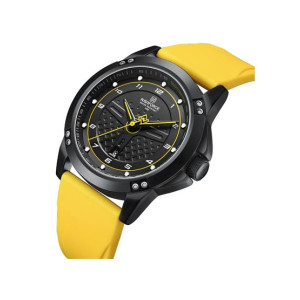 Naviforce Date Edition Watch For Men - Yellow (NF-8031-3)
