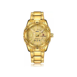 Naviforce Limited Edition Watch For Men - Golden (Nf-9117-3)
