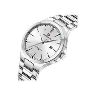 Naviforce Exclusive Date Edition Watch For Men - Silver (NF-9214-6)