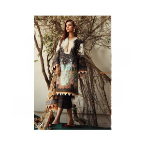 NK Store Unstitched Suit For Women 2 Pcs