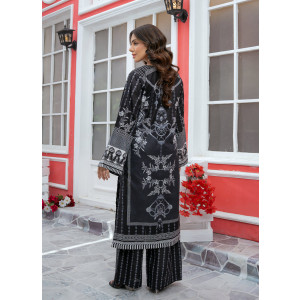 Ahlam Noir Monochrome Printed Lawn Kurta 1-piece