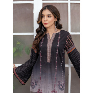 Ahlam Obsidian Bloom Printed 2-Piece lawn Kurta Set