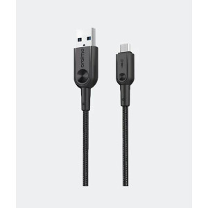 Oraimo 2.4A USB To Micro Charging Cable 1M Black (OCD-114MJ)