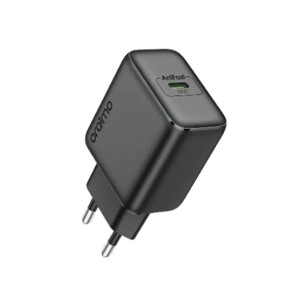 Oraimo 25W PowerGaN 251 Fast Mini Charger With Type-C To Type-C Cable Black (OCW-5251ECC)