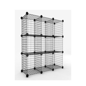 Oddity DIY 9 Cubes Shelf Cabinet - Black