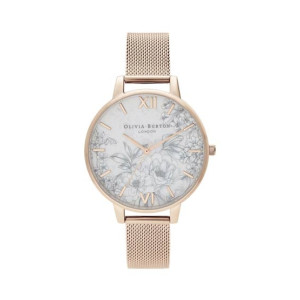 Olivia Burton Terrazzo Florals Women's Watch Rose Gold (OB16TZ04)