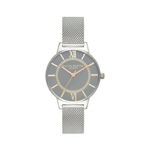 Olivia Burton Wonderland Grey Women's Watch Silver (OB16WD86)