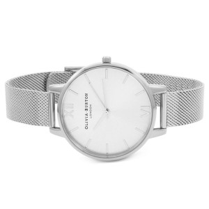 Olivia Burton Sunray Women's Watch Silver (OB16BD104)