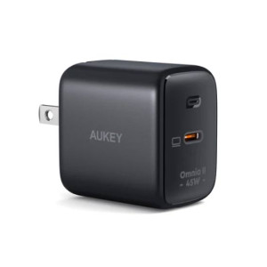 Aukey Omnia II 45W USBC Wall Charger - Black (PA-B2T)
