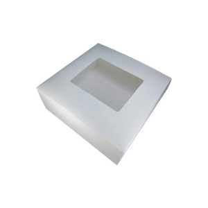 Packaging One 8 LBS Pounds Cake For Big Window Box (Pack Of 5)