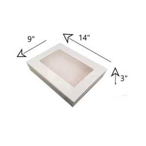 Packzypk Box For 12 Brownie 14x9x3