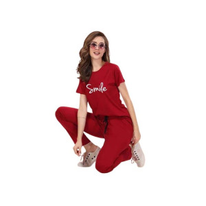 RGshop Printed Pajama Set 2 Pcs