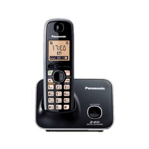 Panasonic 2.4GHz Digital Cordless Phone Black (KX-TG3711)