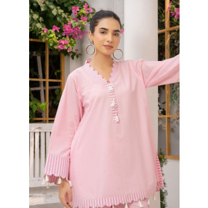 Ahlam Pastel Peony Cotton Set 2-piece