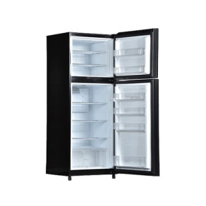 PEL Curved Glass Door Freezer-on-Top Refrigerator 14 cu ft (PRCGD-22260)
