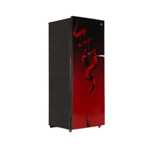 PEL Curved Glass Door Freezer-on-Top Refrigerator 11 cu ft (PRCGD-6360)