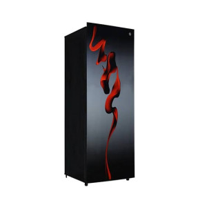 PEL Vertical Inverter Glass Door Deep Freezer 10 Cu Ft Hazel Red Blaze (PVF-INV-7D-GD)