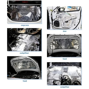 Muzamil Store Universal Car Heat Noise Insulation Mat Sound