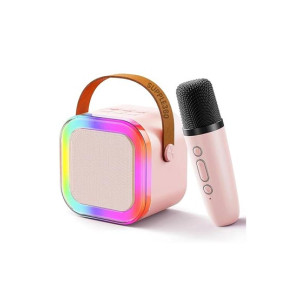 RGShop Mini Portable Bluetooth Karaoke Speaker With Wireless Microphone