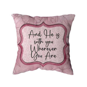 ZamZam Pink Pearl Cushion Cover