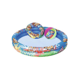 Planet X Bestway Play Pool Set With Swim Ring And Beach Ball (PX-10174)
