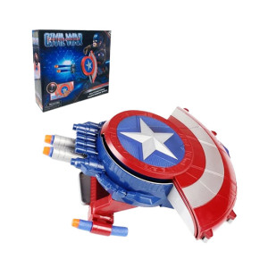 Planet X Captain America Darts Shooter Shield Launcher (PX-11702)