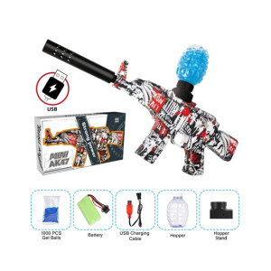 Planet X Gel Blaster Rechargeable Electric Gun Toy - AK47 (PX-11560)