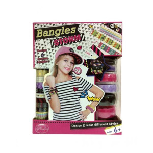 Planet X Girls Fashion Designer Bangles Set Pack of 6 (PX-9754)