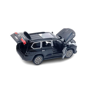 Planet X Lexus Land Cruiser Prado Metal Car - Black (PX-11900)