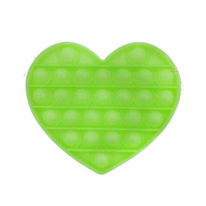 Planet X Pop Bubble Fidget Heart Silicone Toy Yellow (PX-11083)