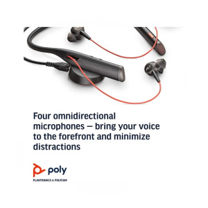 Plantronics Voyager 6200 UC Wireless Neckband Black