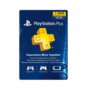 PlayStation Plus 1 Year Membership Card USA for PS3 - PS4 - PS Vita